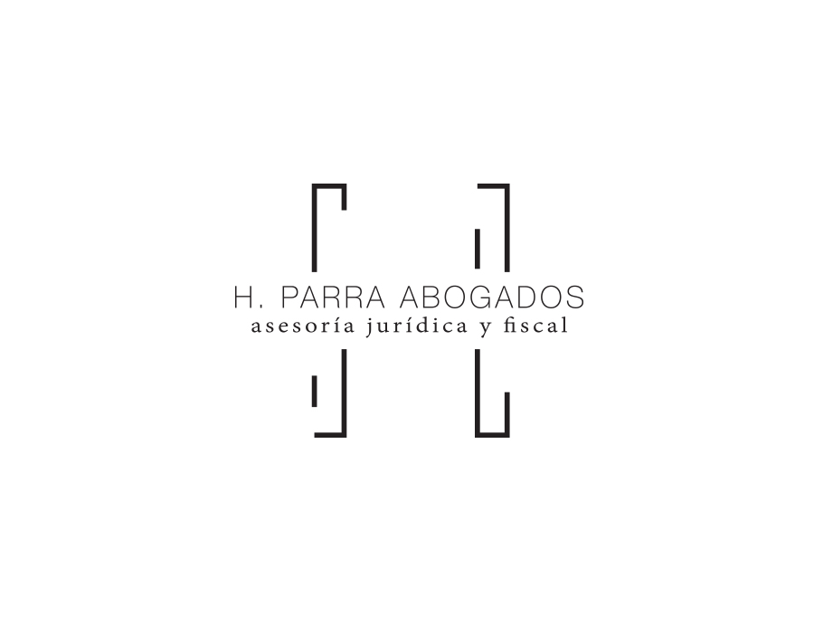 logotipo h parra abogados