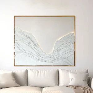 Cuadro con iluminación "Resplandor de Marfil"